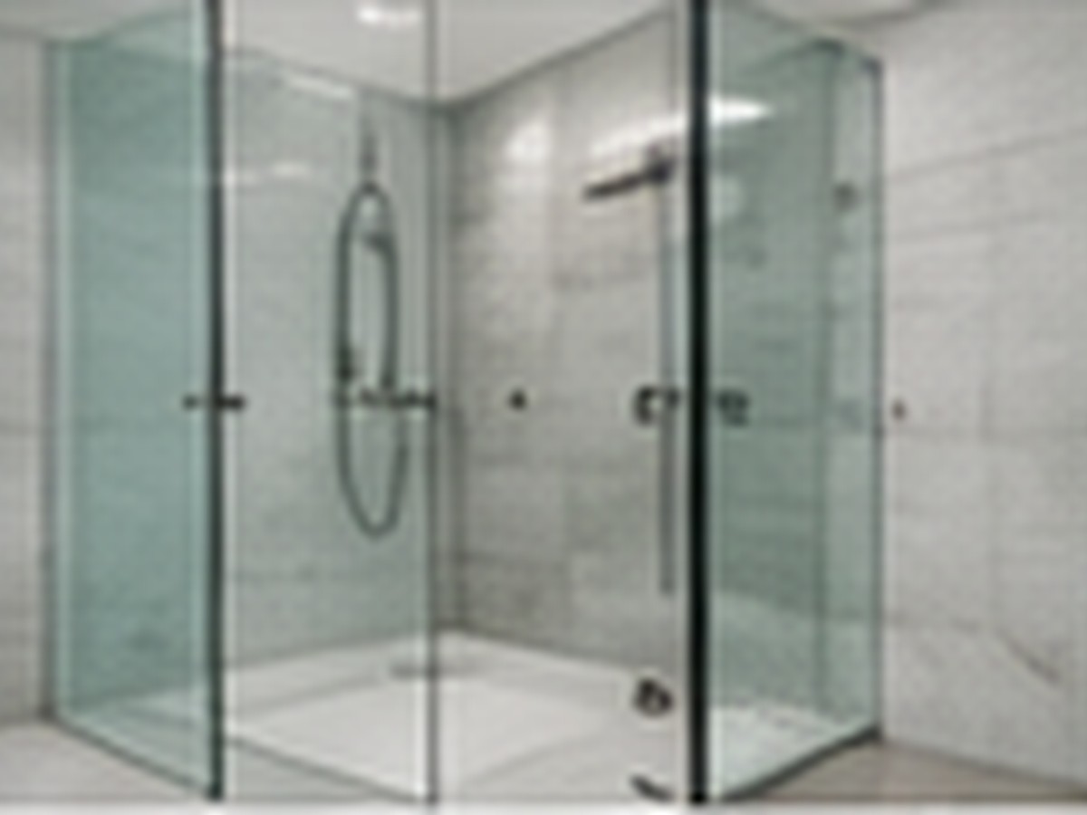 Luxury shower glass